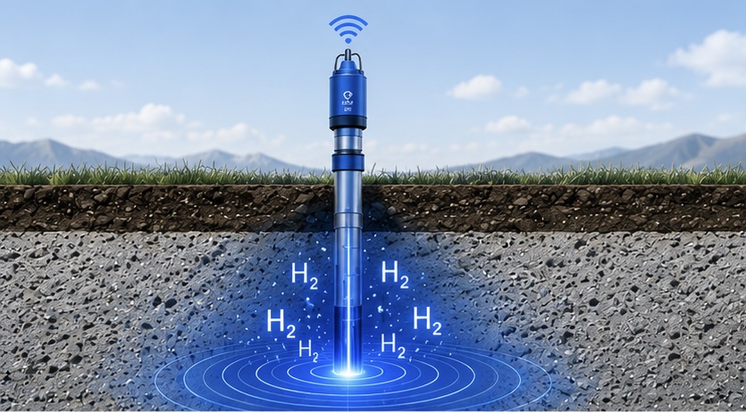 Geologic Hydrogen Exploration application illustration