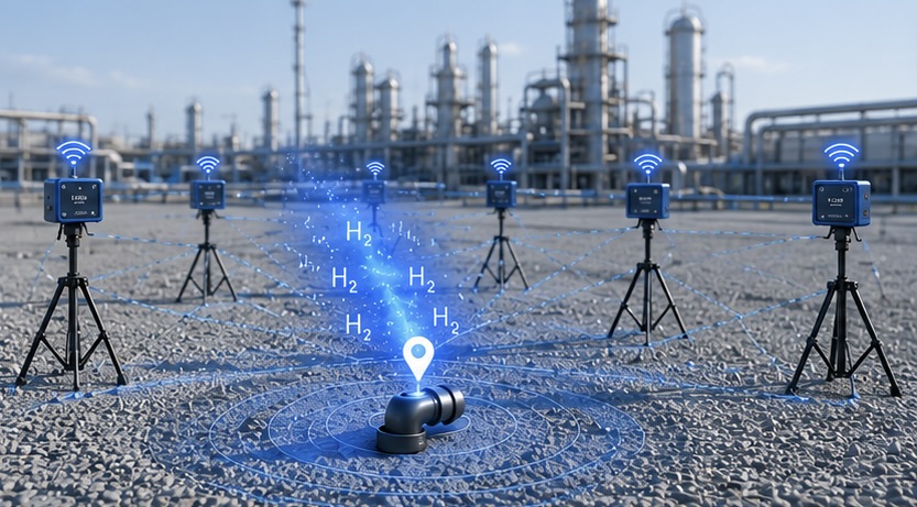 Hydrogen Leak Identification application illustration